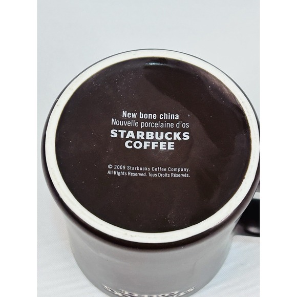 Starbucks Yukon Blend Moose Coffee Mug Cup 16oz New Bone China 2009 - Picture 4 of 5